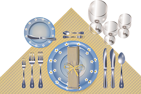 MELAMINE DINNER SET