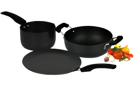 HARD ANODIZED COOKWARE